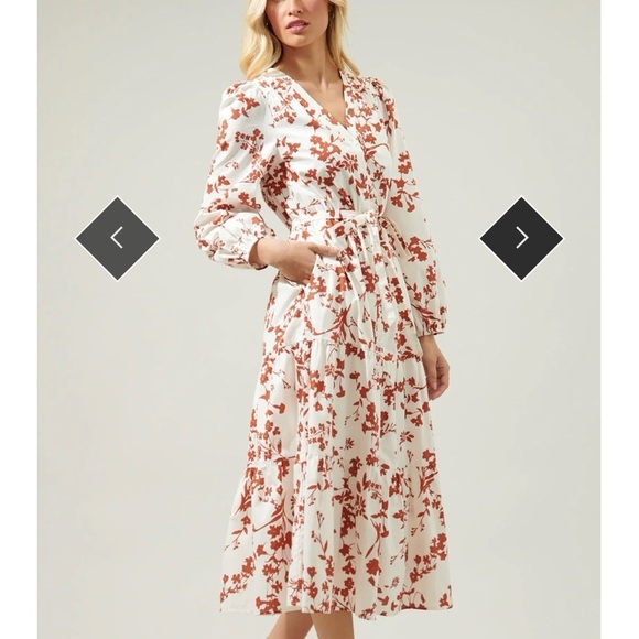 NWT Sugarlips Garnet midi dress - Picture 4 of 16